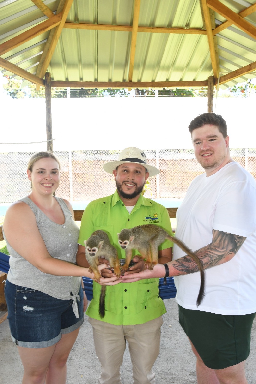 Monkey Interaction Dominican Republic